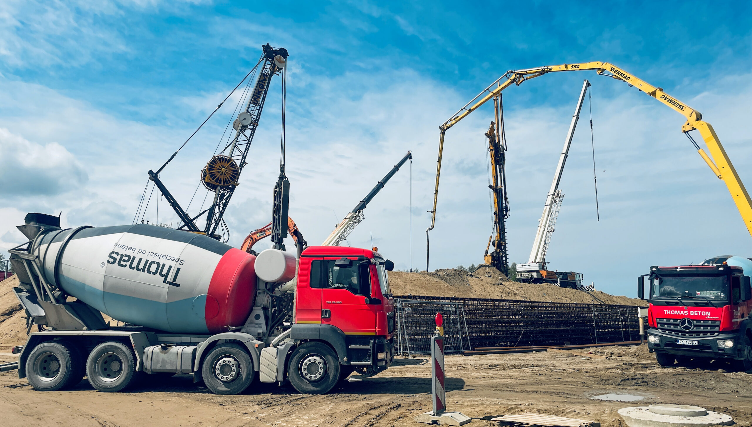 Thomas Concrete group levererar betong till Polen