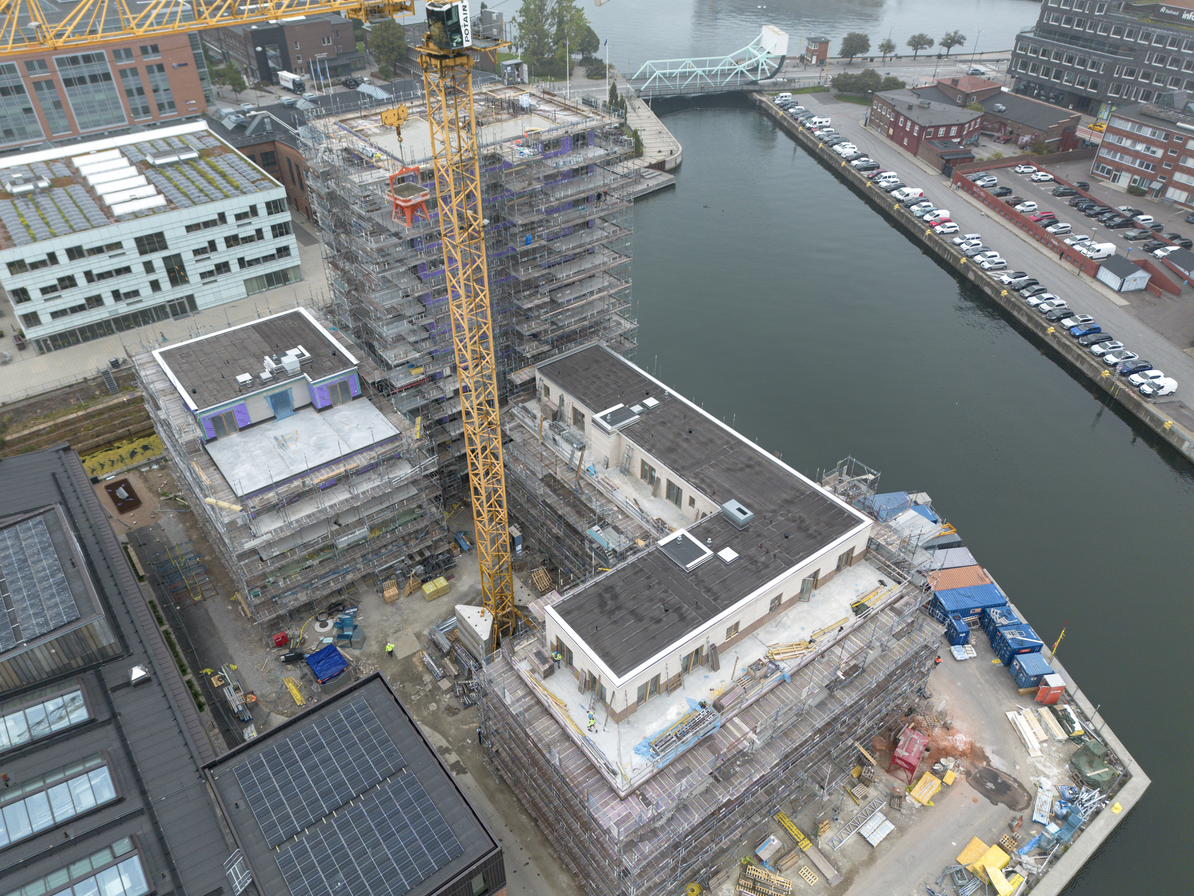 Fyrskeppet i Malmö byggs med klimatförbättrad betong
