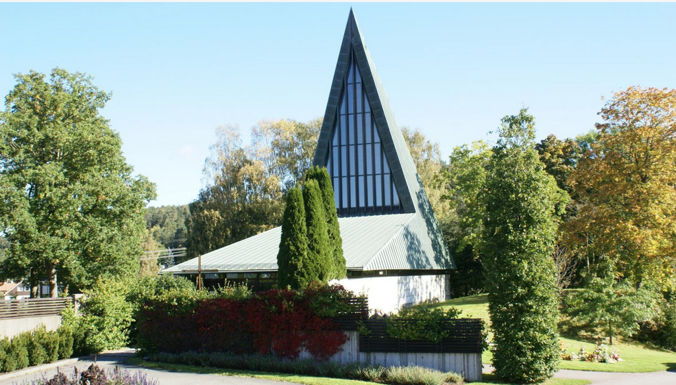 Kvastekulla griftegård och kapell är utsedd till Sveriges vackraste brutalistiska byggnad