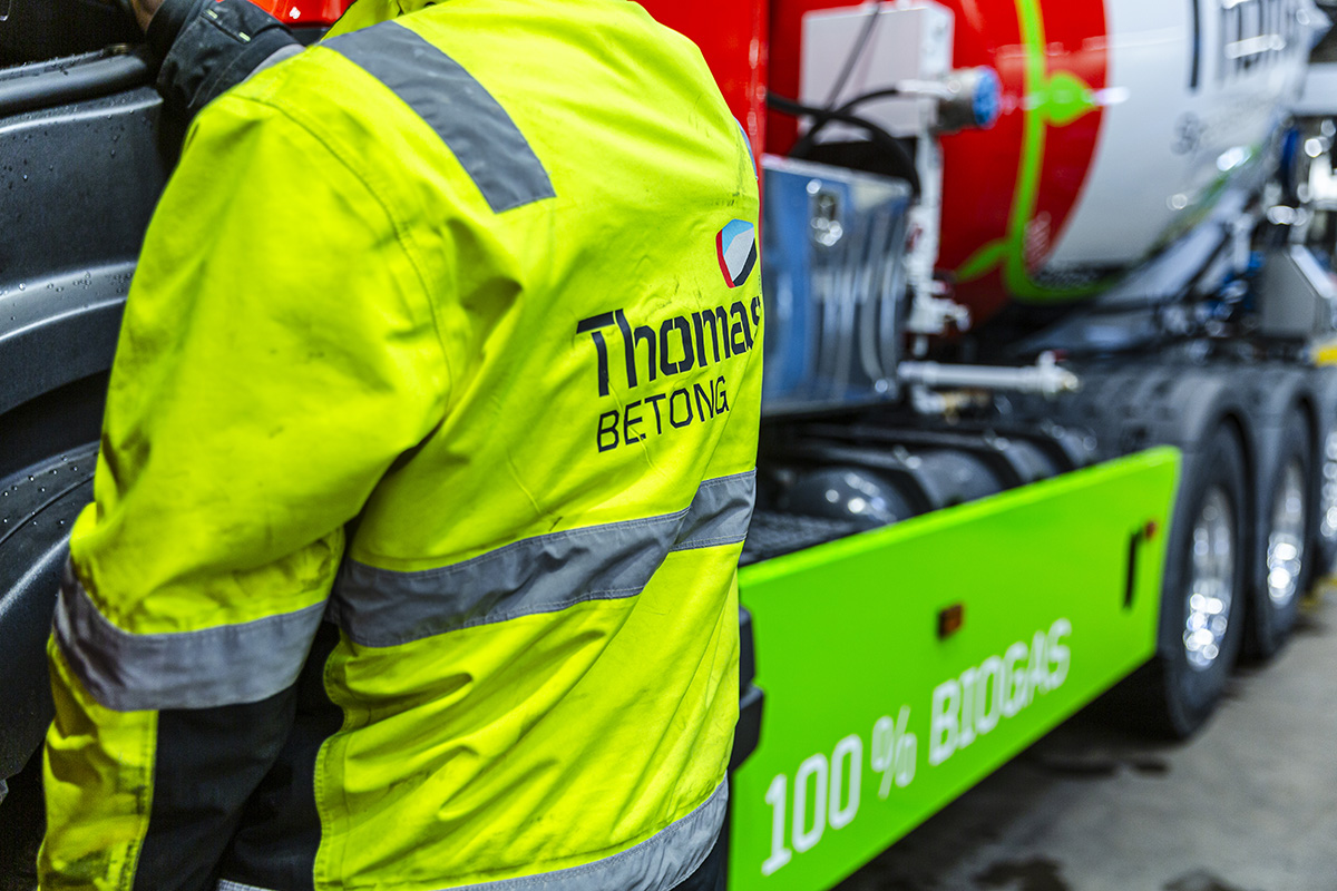Thomas Betong utökar sin fordonsflotta med biogasdrivna betongbilar från Scania.