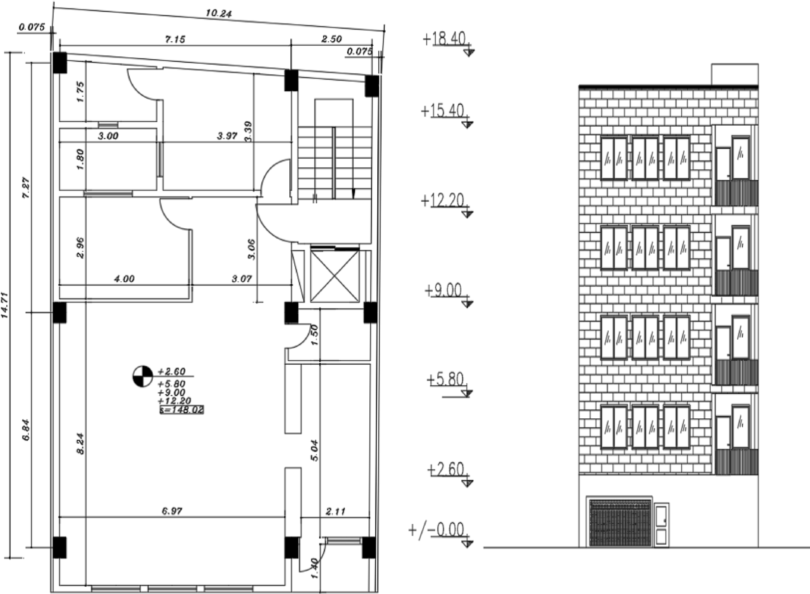 Låg betongkvalitet ökar både miljöp�åverkan och sårbarhet i konstruktionen, enligt ny studie från Iran där två lika hus ingått.