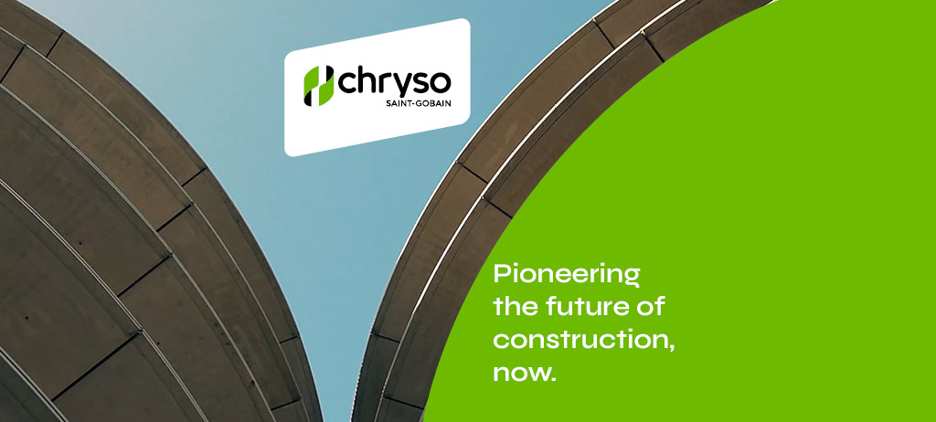 Chrysos banner på Betongvärlden