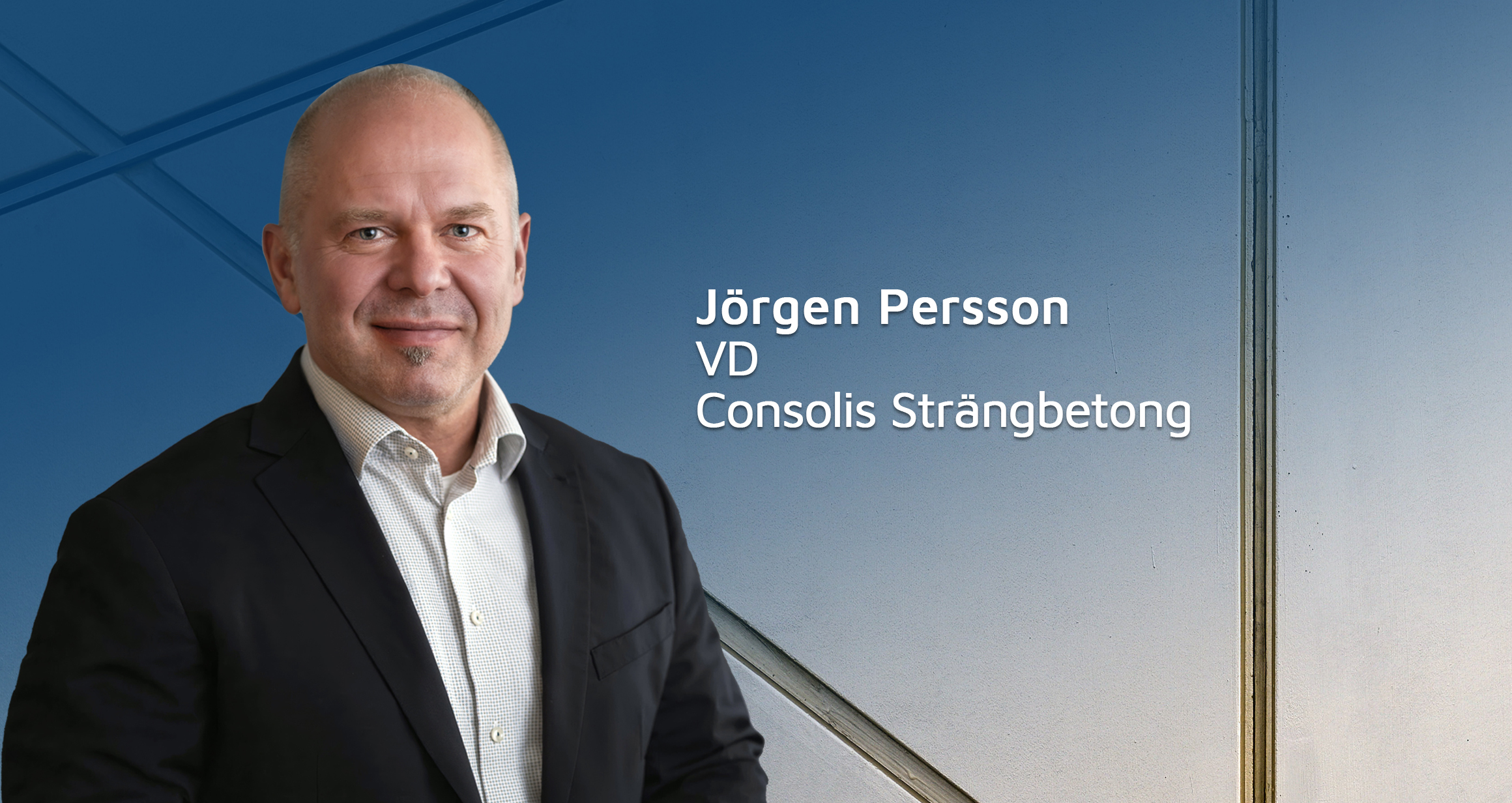 Jörgen Persson ny vd för Strängbetong – stärker ledarskapet inom svensk betongindustri från 25 augusti 2025.