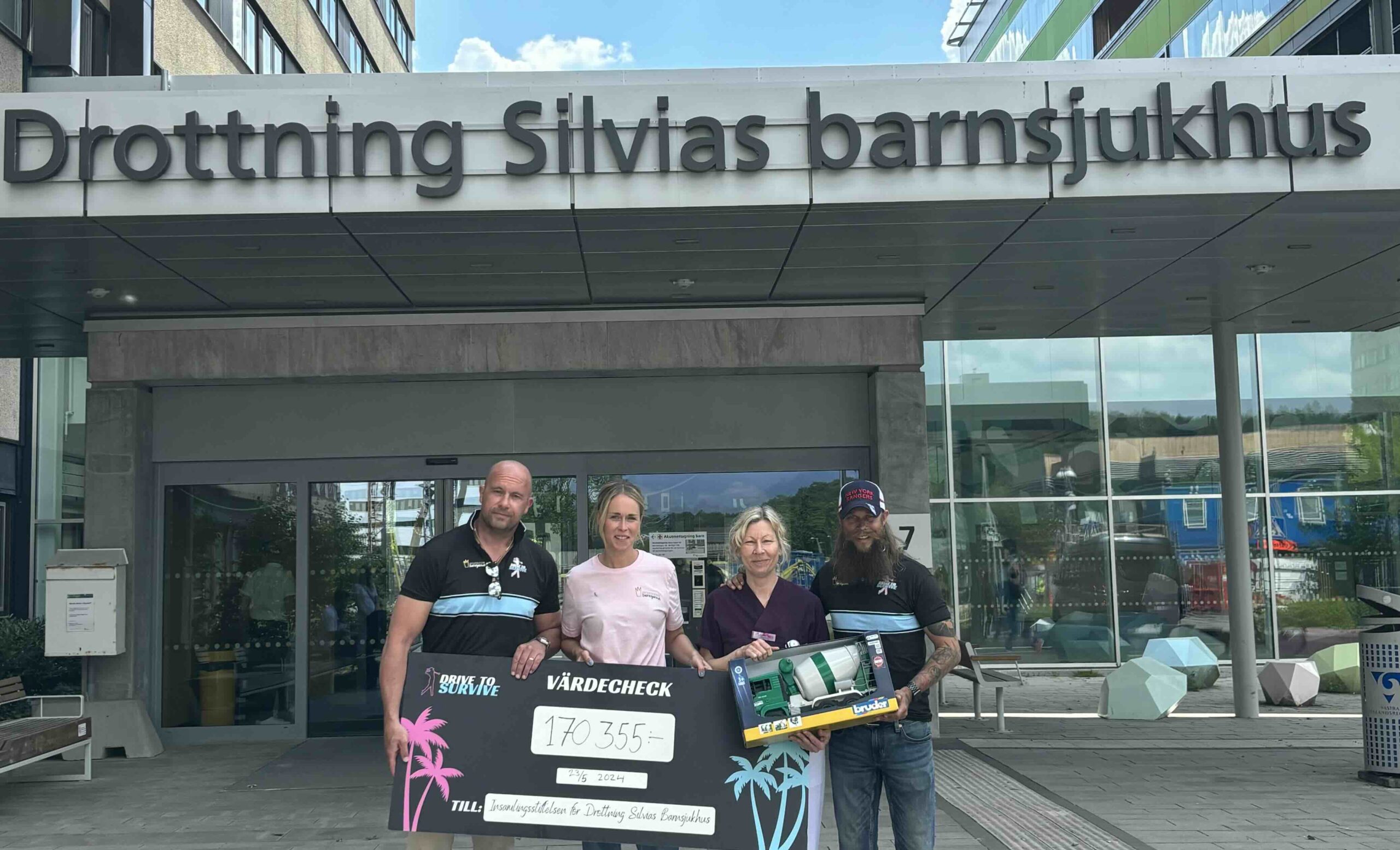 Golftävling för byggbranschen där betong möter välgörenhet – Drive 2 Survive stödjer sjuka barn med insamling och nätverkande.