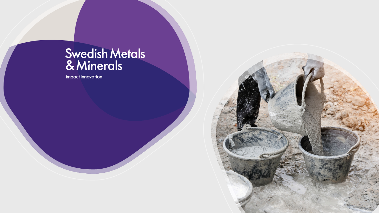 10,9 miljoner till nytt forskningsprojekt om spårelement vid elektrifierad cementtillverkning 2025–2029. Vinnova delfinansierar.