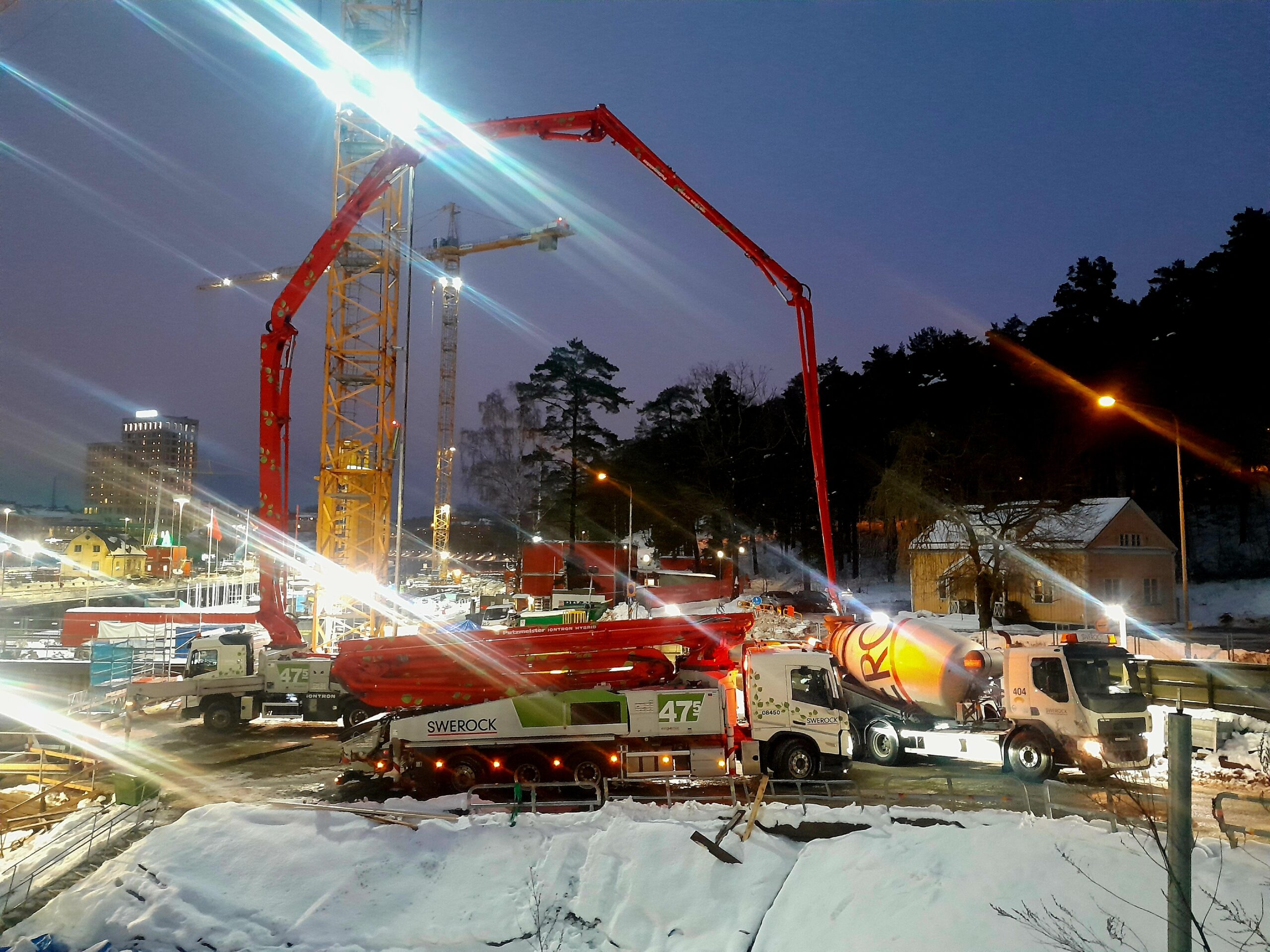 Kördagbok från betongbilschaufför med snökaos, tunnelkörning och returbetong – vardag i Sveriges betongleveranser.