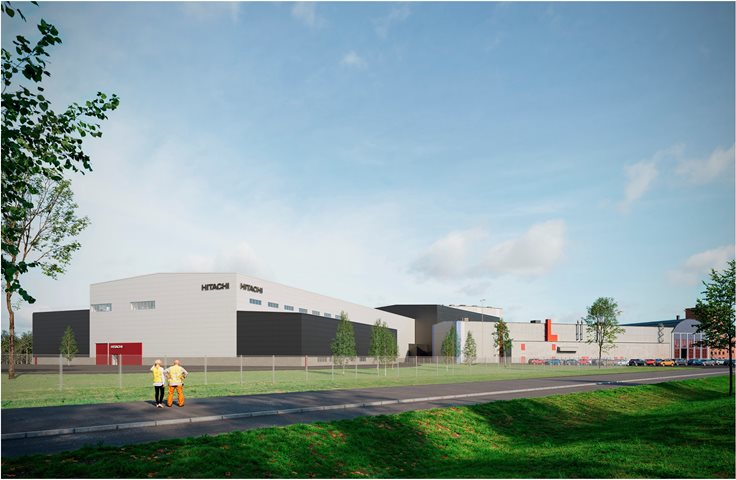 Smidmek levererar rekordstor betongstomme till Peabs nya industriprojekt i Ludvika – 3 500 ton stål och upp till 30 meter höga pelare.