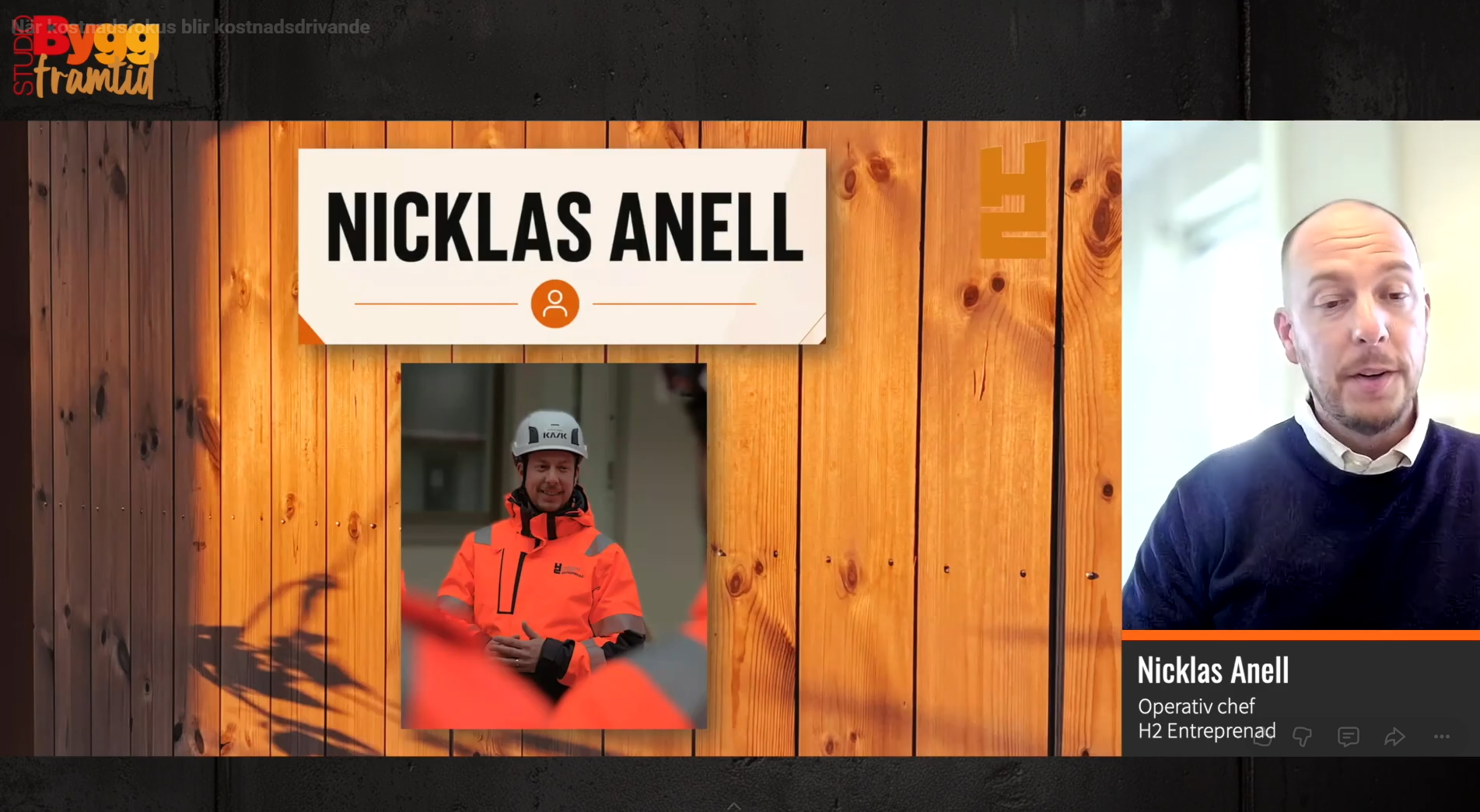 närvarande ledarskap i byggproduktion