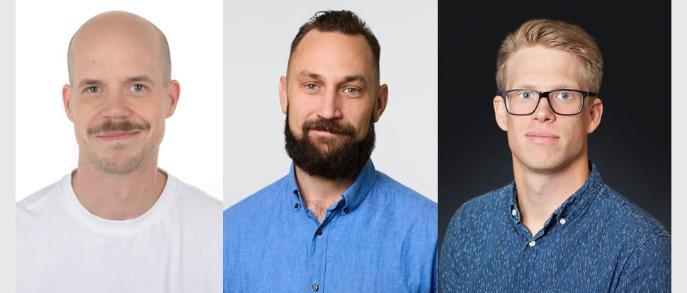 Gustav Good, WSP, Daniel Ottosson, NCC och Filip Hellquist, Sitowise