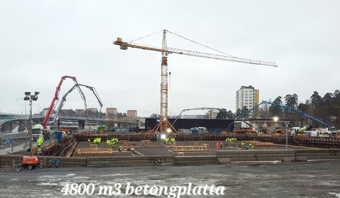 Storgjutningar i betong: Solna, Slussen och Skurubron visar hållbart byggande, innovation och lönsam samverkan.