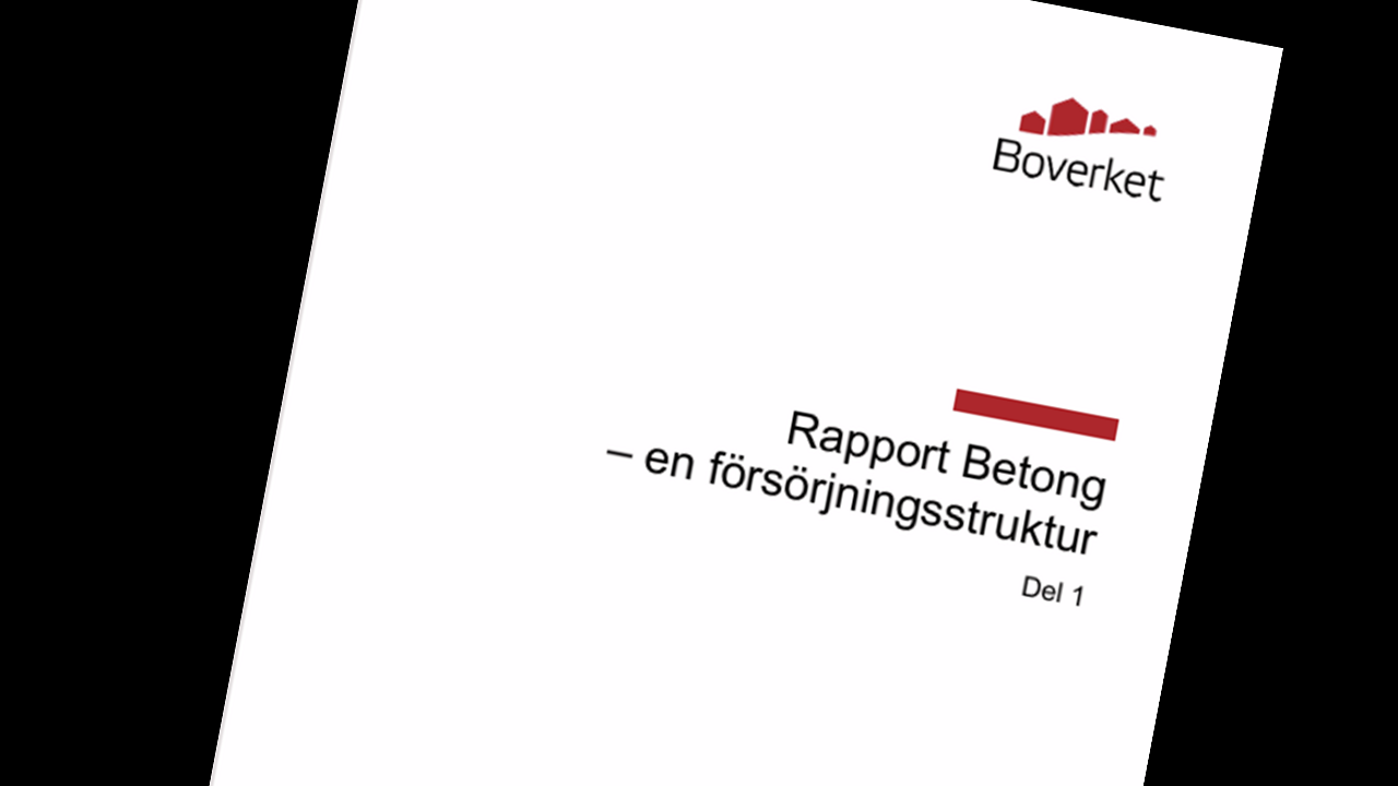 Boverket vill prioritera cement och betong vid kris och krig, men saknar uppgifter om behoven. Regional betongbrist och sårbar försörjning hotar.