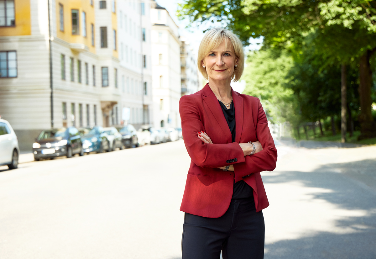 Kristina Alvendal, nationell industrisamordnare och chef för Accelerationskontoret, har precis presenterat ett fondförslag på tio miljarder kronor. Nu är målet att fler svenska innovationer ska kunna växa till industri på hemmaplan.(Foto: Alexander Ljungqvist)