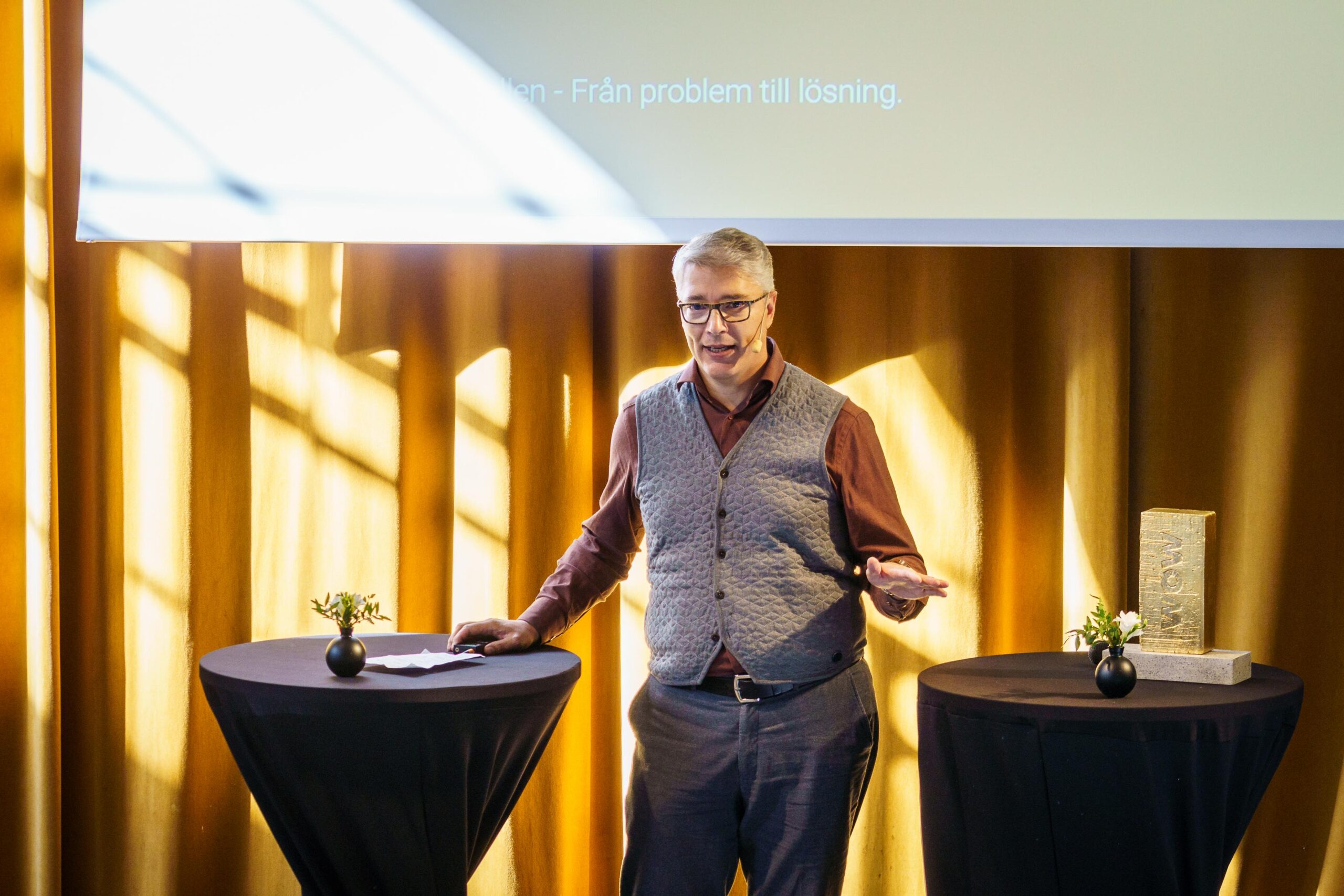 Huvudsyftet med Open Call är enligt Dennis Kerkhof att överbrygga glappet mellan företag med nya lösningar och Helsingborgs förvaltningar och bolag. (Foto: Boel Ferm)